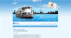Desktop Screenshot of hafenrundfahrt-duisburg.de